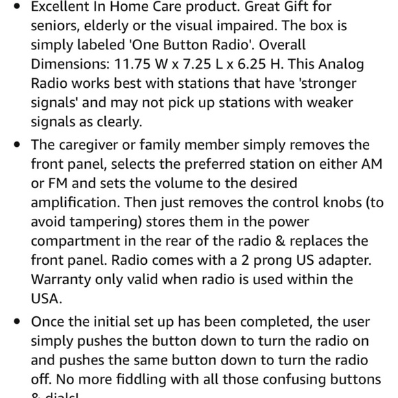 Radio/mp3 player for dementia and Alzheimer’s - Picture 6 of 7